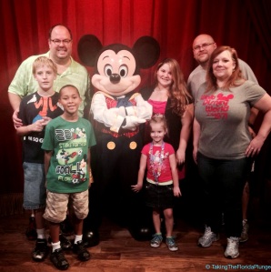 Group Shot with Talking Mickey
